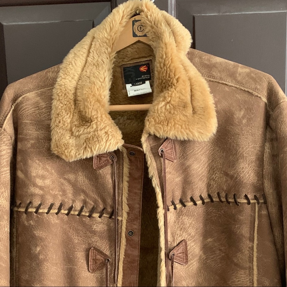 Miss Sixty EJX Acrylic/Polyester shearling Jacket size L